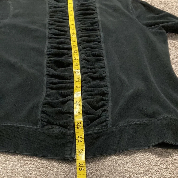 Koret Sport Black Velour Vintage Full Zip Jacket M - Picture 15 of 16